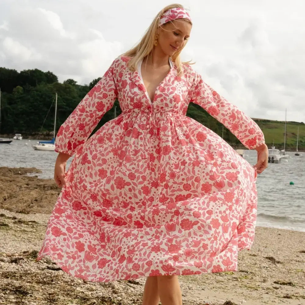 The Bridie Cotton Kaftan-style Summer Dress - Limited Edition - Womens Cover-up