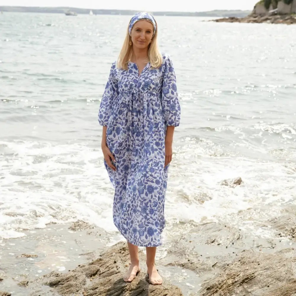 The Bridie Cotton Kaftan-style Summer Dress - Limited Edition - Womens Cover-up