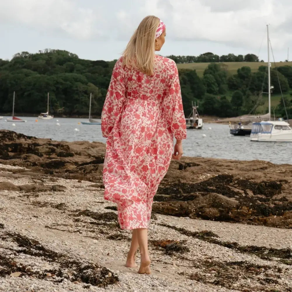 The Bridie Cotton Kaftan-style Summer Dress - Limited Edition - Womens Cover-up