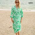 Victoria Floral Towelling Beach Dress / Cover Up | Apple - Womens Cover-up